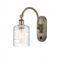 Innovations Lighting 518-1W-AB-G1113 - Cobbleskill - 1 Light - 5 inch - Antique Brass - Sconce