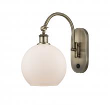 Innovations Lighting 518-1W-AB-G121-8-LED - Athens - 1 Light - 8 inch - Antique Brass - Sconce