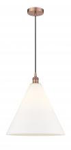 Innovations Lighting 616-1P-AC-GBC-161-LED - Berkshire - 1 Light - 16 inch - Antique Copper - Cord hung - Pendant