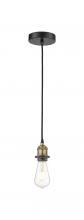 Innovations Lighting 616-1P-BAB - Edison - 1 Light - 2 inch - Black Antique Brass - Cord hung - Mini Pendant