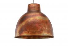 Innovations Lighting 650-1P-BC-16 - Charita - 1 Light - 17 inch - Burnt Copper - Cord hung - Pendant