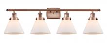 Innovations Lighting 916-4W-AC-G41 - Cone - 4 Light - 38 inch - Antique Copper - Bath Vanity Light