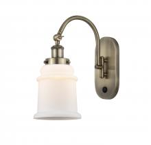 Innovations Lighting 918-1W-AB-G181-LED - Canton - 1 Light - 7 inch - Antique Brass - Sconce