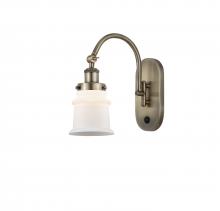 Innovations Lighting 918-1W-AB-G181S-LED - Canton - 1 Light - 7 inch - Antique Brass - Sconce