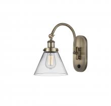 Innovations Lighting 918-1W-AB-G42-LED - Cone - 1 Light - 8 inch - Antique Brass - Adjustable Swing Arm