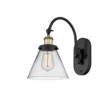 Innovations Lighting 918-1W-BAB-G42-LED - Cone - 1 Light - 8 inch - Black Antique Brass - Adjustable Swing Arm