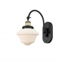 Innovations Lighting 918-1W-BAB-G531-LED - Oxford - 1 Light - 8 inch - Black Antique Brass - Adjustable Swing Arm