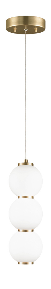 Dango Oxidized Gold Pendant