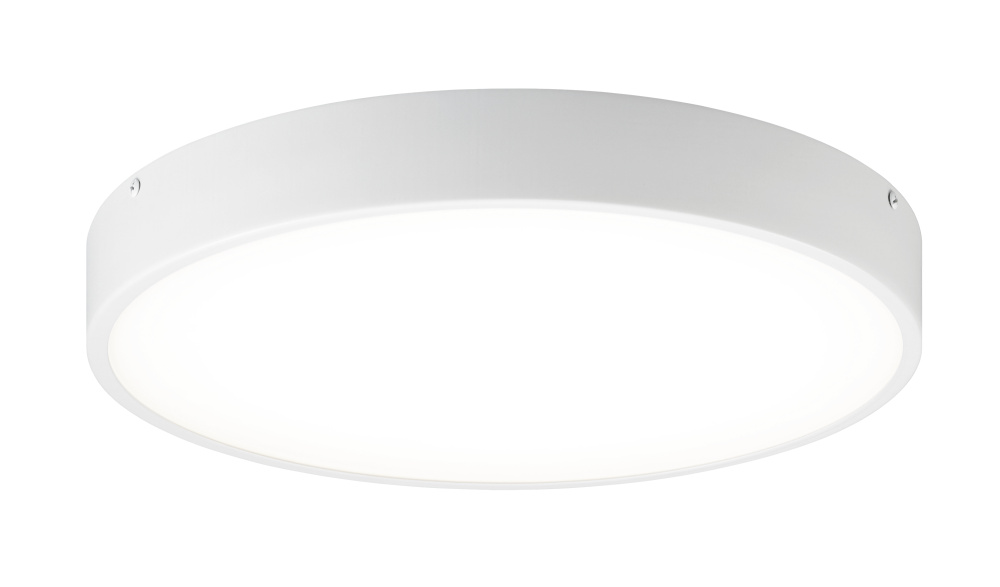 Plato White Flush Mounts