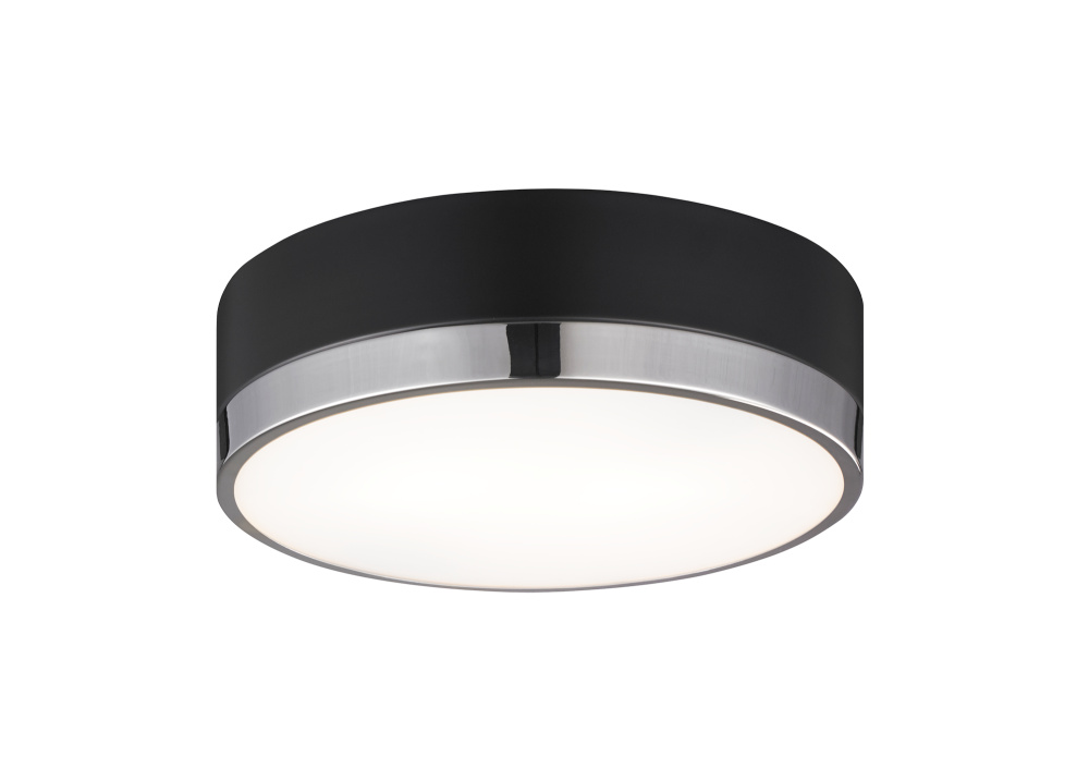 Trydor Black and Chrome Ceiling Mount