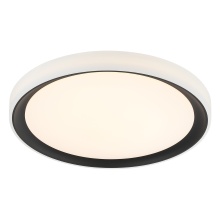 Matteo Lighting M19019BK - Oculus Black Flush Mounts