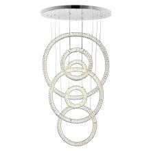 CWI Lighting 1046P34-6-601 - Celina LED Chandelier With Chrome Finish