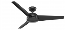 Hunter 59609 - Hunter 52 inch Trimaran Matte Black WeatherMax Indoor / Outdoor Ceiling Fan and Wall Control