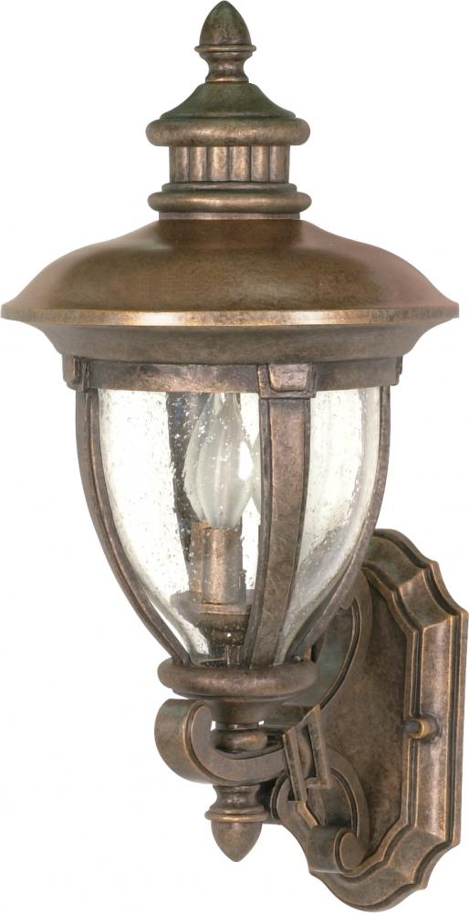 Galeon - 3 Light - 23" - Wall Lantern - Arm Up w/ Clear Seed Glass