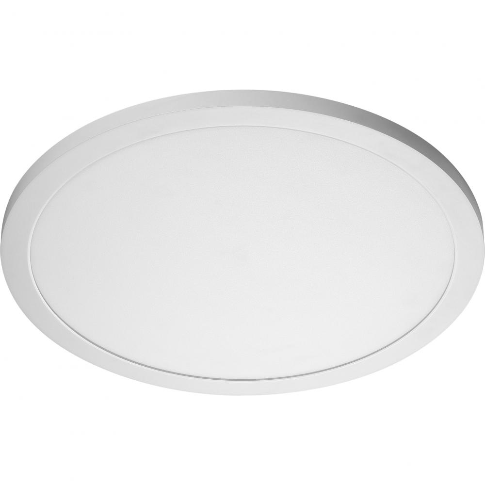 Blink Plus - 30W- 19" Surface Mount LED - 3000K- Round Shape - White Finish - 120-277V