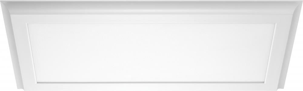 Blink Plus Profile - 22W- 12''. x 24'' Surface Mount LED - 4000K - White Finish -