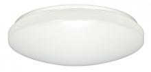 Nuvo 62/797 - 14&#34;- LED Flush with White Acrylic Lens - White Finish - with Occupancy Sensor - 120-277V