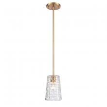 ELK Home 82175/1 - Lightweave 5.5&#39;&#39; Wide 1-Light Mini Pendant - Satin Brass