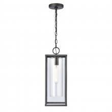 ELK Home 90013/1 - Augusta 19&#39;&#39; High 1-Light Outdoor Hanging Light - Matte Black