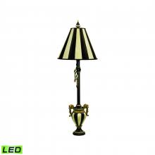 ELK Home 91-234-LED - Carnival Stripe 32&#39;&#39; High 1-Light Table Lamp - Antique Black - Includes LED Bulb