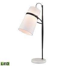 ELK Home D4191-LED - Banded Shade 28&#39;&#39; High 1-Light Desk Lamp - Matte Black - Includes LED Bulb