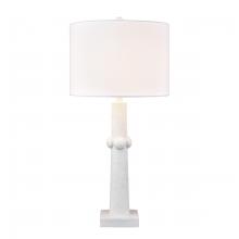 ELK Home H0019-11081 - Calvin 32.5&#39;&#39; High 1-Light Table Lamp - Plaster White