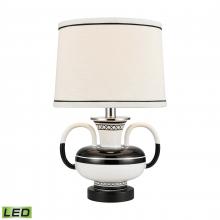ELK Home H0019-7995-LED - Luxor Gardens 18&#39;&#39; High 1-Light Table Lamp - White - Includes LED Bulb