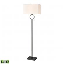 ELK Home H019-7224-LED - Staffa 62&#39;&#39; High 1-Light Floor Lamp - Matte Black - Includes LED Bulb