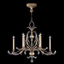 Fine Art Handcrafted Lighting 739240ST - Beveled Arcs 44" Oblong Chandelier