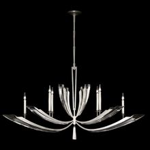 Fine Art Handcrafted Lighting 798140ST - Vol de Cristal 46&#34; Oblong Chandelier